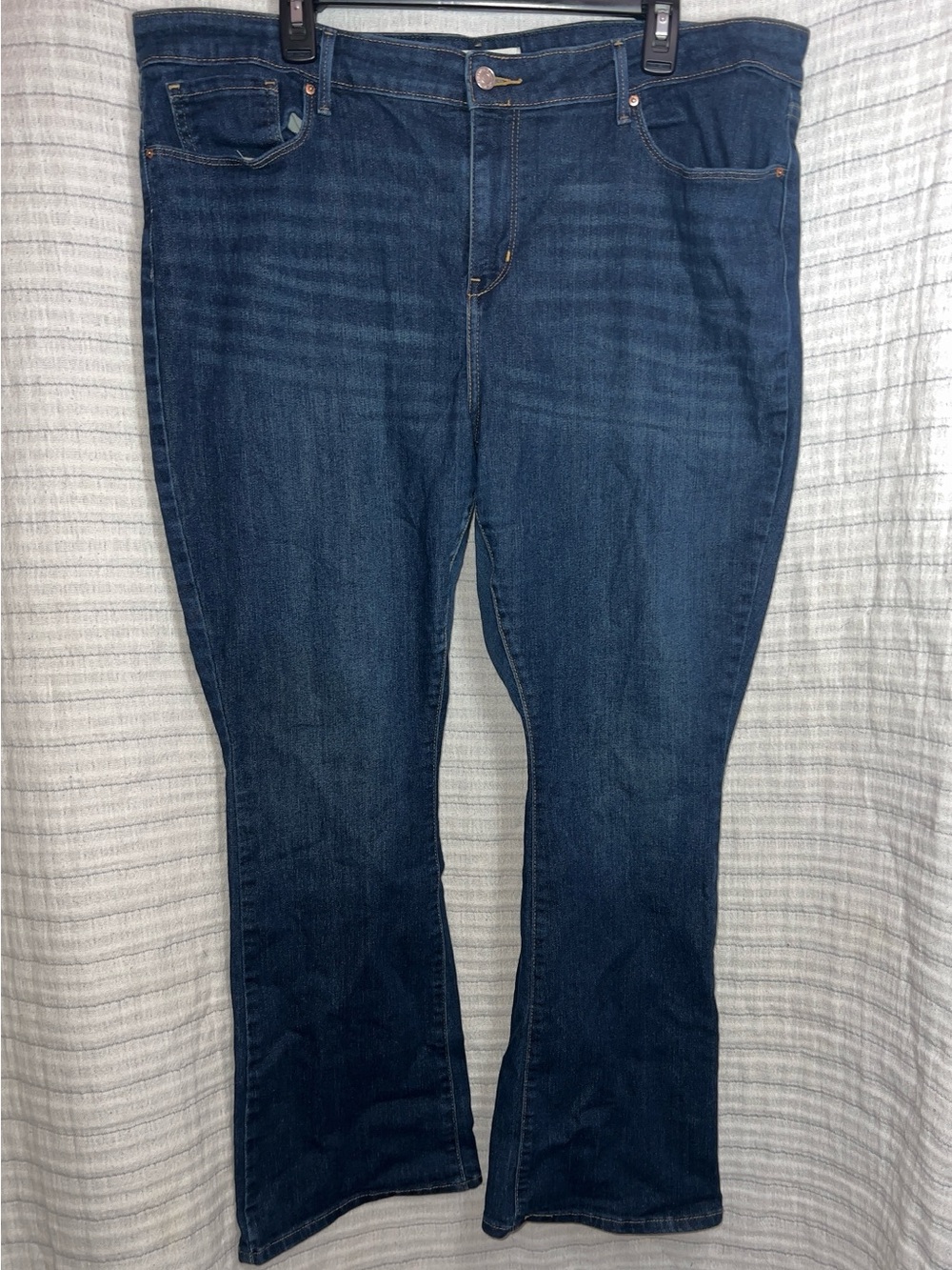 Signature by Levi Strauss Dark Blue Boot Cut Jeans